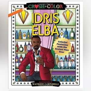 Idris Elba Crush colouring book